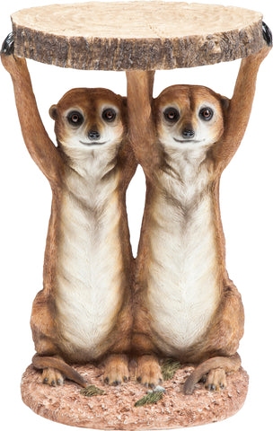 Beistelltisch Animal Meerkat Sisters