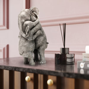 Deko Figur Elephant Hug