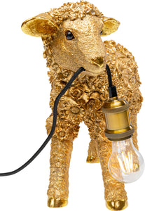 Tischleuchte Animal Flower Sheep Gold