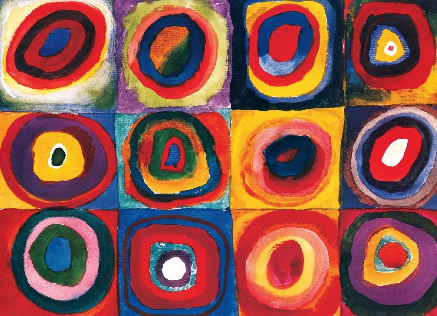 Kandinsky - Study Squares (Puzzle) - Bild 1