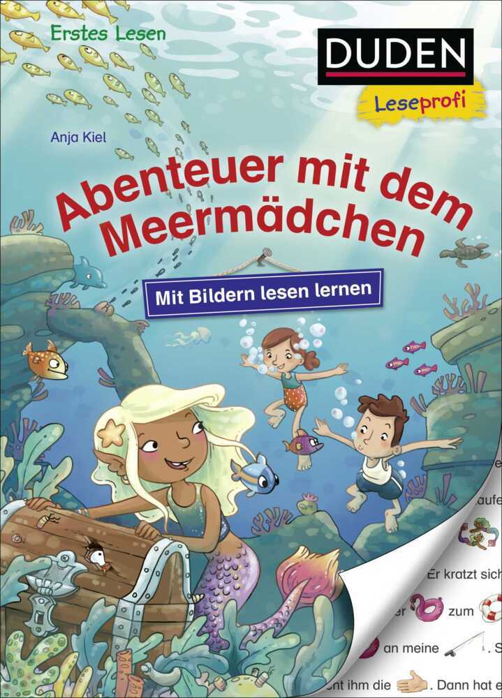 Duden Leseprofi - Mit Bildern lesen lernen: Abenteuer mit dem Meermädchen - Bild 1