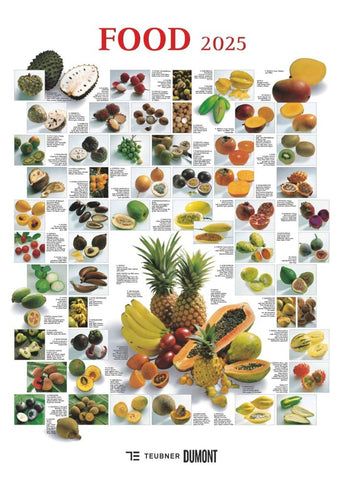 DUMONT - Food 2025 Posterkalender, 50x70cm, Bildkalender mit kurzen Beschreibungen zu den Obst- und Gemüsesorten, sechs dekorative Food-Poster - Bild 1