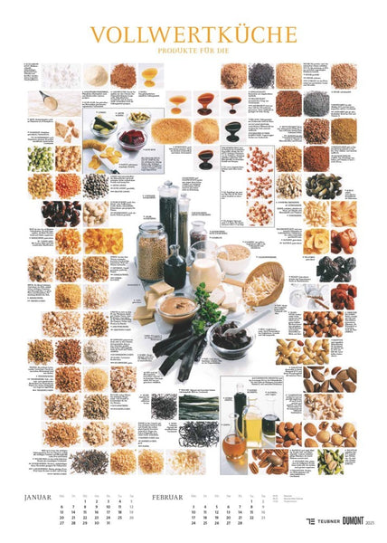 DUMONT - Food 2025 Posterkalender, 50x70cm, Bildkalender mit kurzen Beschreibungen zu den Obst- und Gemüsesorten, sechs dekorative Food-Poster - Bild 2