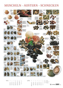 DUMONT - Food 2025 Posterkalender, 50x70cm, Bildkalender mit kurzen Beschreibungen zu den Obst- und Gemüsesorten, sechs dekorative Food-Poster - Bild 5