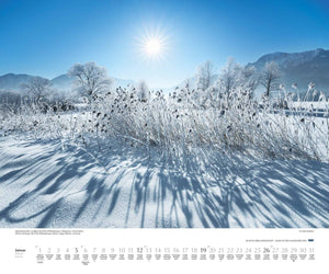 DUMONT - Licht in der Landschaft 2025 Wandkalender, 60x50cm, Fotokunst-Kalender mit beeindruckenden Landschaftsbildern, Kalender mit Bildern aus aller Welt, mit Spiralbindung - Bild 2