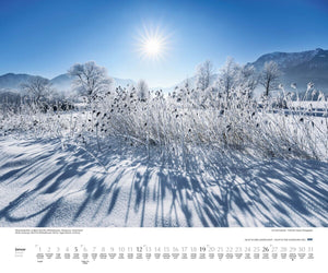 DUMONT - Licht in der Landschaft 2025 Wandkalender, 60x50cm, Fotokunst-Kalender mit beeindruckenden Landschaftsbildern, Kalender mit Bildern aus aller Welt, mit Spiralbindung - Bild 3