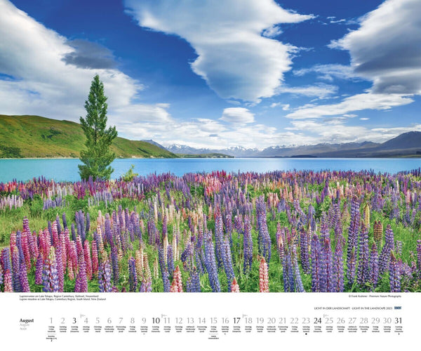 DUMONT - Licht in der Landschaft 2025 Wandkalender, 60x50cm, Fotokunst-Kalender mit beeindruckenden Landschaftsbildern, Kalender mit Bildern aus aller Welt, mit Spiralbindung - Bild 10