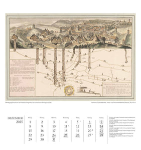 DUMONT - Geographisch-Kartographischer Kalender 2025 Wandkalender, 45x48cm, Kalender mit historischen Landkarten, zwölf Kalenderblätter präsentieren Schätze der Kartogrophie, fundierte Erläuterungen - Bild 13