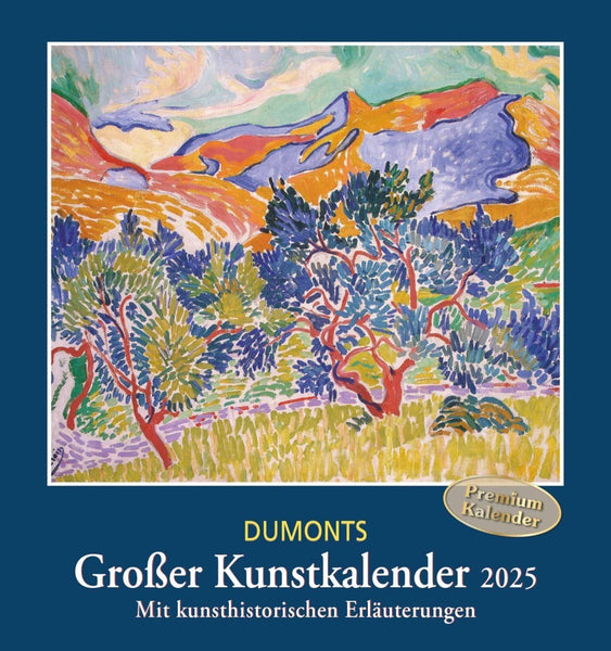 DUMONT - DUMONTS Großer Kunstkalender 2025 Wandkalender, 45x48cm, Kalender mit großen Gemälden berühmter Künstler, Reproduktion von höchster Qualität, mit Erläuterungen zu Künstlern und Gemälden - Bild 1