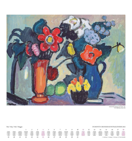 DUMONT - DUMONTS Großer Kunstkalender 2025 Wandkalender, 45x48cm, Kalender mit großen Gemälden berühmter Künstler, Reproduktion von höchster Qualität, mit Erläuterungen zu Künstlern und Gemälden - Bild 7