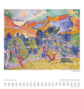 DUMONT - DUMONTS Großer Kunstkalender 2025 Wandkalender, 45x48cm, Kalender mit großen Gemälden berühmter Künstler, Reproduktion von höchster Qualität, mit Erläuterungen zu Künstlern und Gemälden - Bild 10