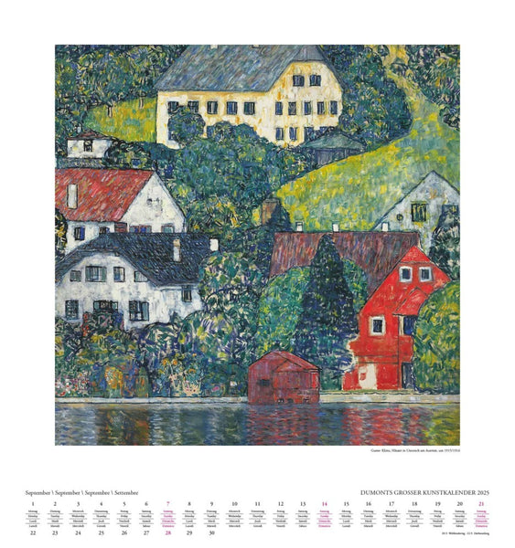 DUMONT - DUMONTS Großer Kunstkalender 2025 Wandkalender, 45x48cm, Kalender mit großen Gemälden berühmter Künstler, Reproduktion von höchster Qualität, mit Erläuterungen zu Künstlern und Gemälden - Bild 11