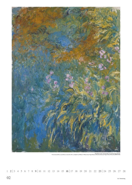 DUMONT - Claude Monet 2025 Wandkalender, 50x70cm, Posterkalender mit Gemälden des stilprägenden Mitbegründers des Impressionismus, unzählige Facetten des Lichtes und Stimmungsvolle Augenblicke - Bild 3