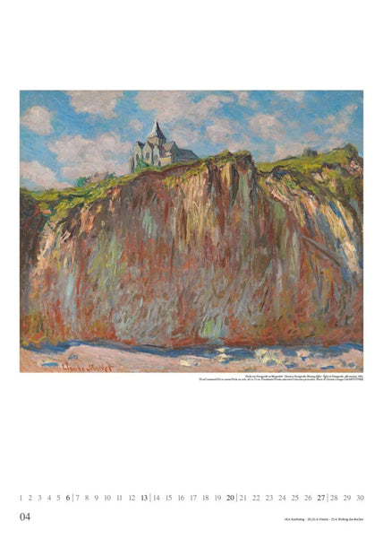 DUMONT - Claude Monet 2025 Wandkalender, 50x70cm, Posterkalender mit Gemälden des stilprägenden Mitbegründers des Impressionismus, unzählige Facetten des Lichtes und Stimmungsvolle Augenblicke - Bild 5