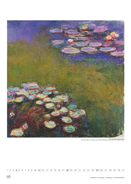 DUMONT - Claude Monet 2025 Wandkalender, 50x70cm, Posterkalender mit Gemälden des stilprägenden Mitbegründers des Impressionismus, unzählige Facetten des Lichtes und Stimmungsvolle Augenblicke - Bild 6