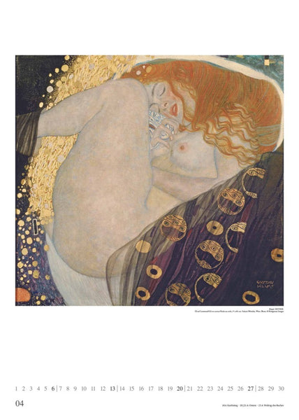 DUMONT - Gustav Klimt 2025 Wandkalender, 50x70cm, Posterkalender mit Gemälden von Gustav Klimt, Motive aus der Natur und dem Gesellschaftsleben seiner Zeit, repräsentative Auswahl seiner Werke - Bild 5