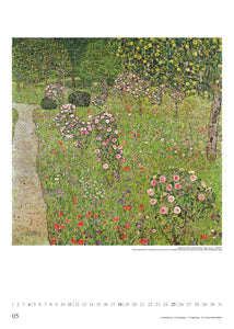 DUMONT - Gustav Klimt 2025 Wandkalender, 50x70cm, Posterkalender mit Gemälden von Gustav Klimt, Motive aus der Natur und dem Gesellschaftsleben seiner Zeit, repräsentative Auswahl seiner Werke - Bild 6