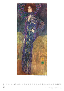 DUMONT - Gustav Klimt 2025 Wandkalender, 50x70cm, Posterkalender mit Gemälden von Gustav Klimt, Motive aus der Natur und dem Gesellschaftsleben seiner Zeit, repräsentative Auswahl seiner Werke - Bild 7