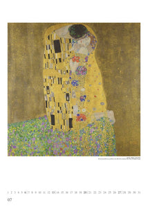 DUMONT - Gustav Klimt 2025 Wandkalender, 50x70cm, Posterkalender mit Gemälden von Gustav Klimt, Motive aus der Natur und dem Gesellschaftsleben seiner Zeit, repräsentative Auswahl seiner Werke - Bild 8