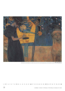 DUMONT - Gustav Klimt 2025 Wandkalender, 50x70cm, Posterkalender mit Gemälden von Gustav Klimt, Motive aus der Natur und dem Gesellschaftsleben seiner Zeit, repräsentative Auswahl seiner Werke - Bild 12