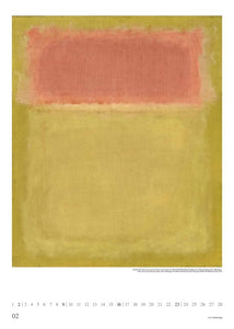 DUMONT - Mark Rothko 2025 Wandkalender, 50x70cm, Posterkalender mit Bildern vom Künstler Mark Rothko, intensive Farbkraft ausgewählter Bilder - Bild 3