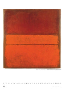 DUMONT - Mark Rothko 2025 Wandkalender, 50x70cm, Posterkalender mit Bildern vom Künstler Mark Rothko, intensive Farbkraft ausgewählter Bilder - Bild 10