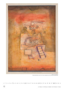 DUMONT - Paul Klee 2025 Kunst-Kalender, 50x70cm, Posterkalender mit Werken von Paul Klee, eindrucksvolle Farbkombinationen, internationales Kalendarium - Bild 13