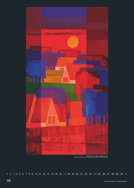 DUMONT - Ton Schulten 2025 Wandkalender, 50x70cm, Posterkalender mit leuchtenden Landschaftsmosaiken von Ton Schulten, Kalender mit zwölf ausgewählten Malereien - Bild 10