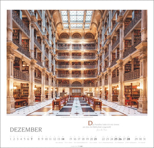 Welt der Bibliotheken Kalender 2025 - Bild 13