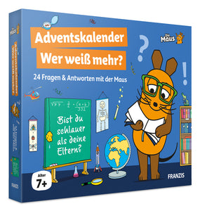 FRANZIS 67216 - Die Maus Adventskalender Wer weiß mehr? - Bild 1