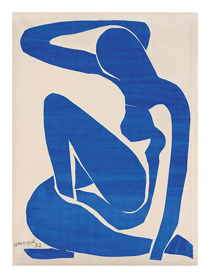 HENRI MATISSE: Blauer Frauenakt I, 1952