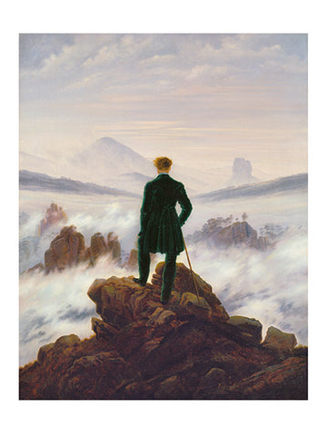 Caspar David Friedrich: Der Wanderer über dem Nebelmeer, um 1818