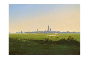 Caspar David Friedrich: Wiesen bei Greifswald, um 1822