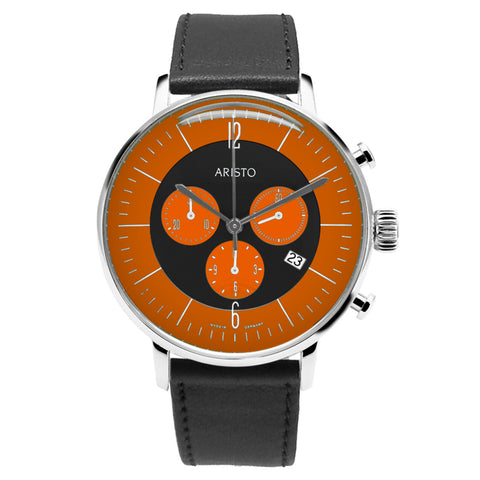 Chronograph Bauhaus - Orange/Schwarz - Bild 1