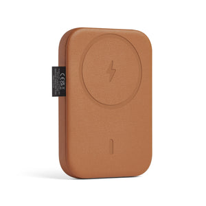 Magnetische kabellose Powerbank - Braun