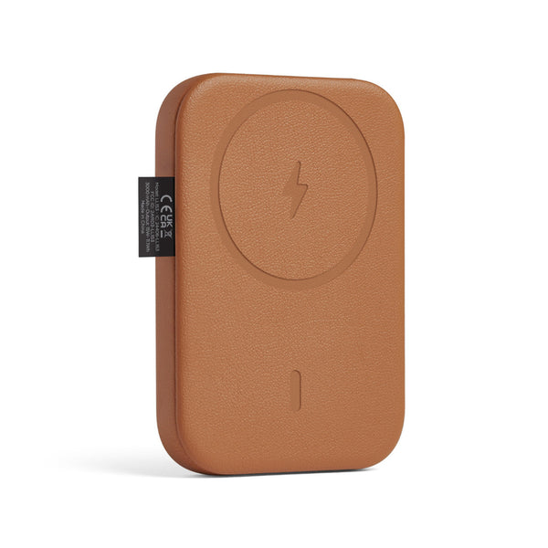 Magnetische kabellose Powerbank - Braun