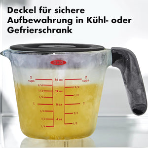 Glas-Messbecher mit Deckel - 500 ml - Bild 7