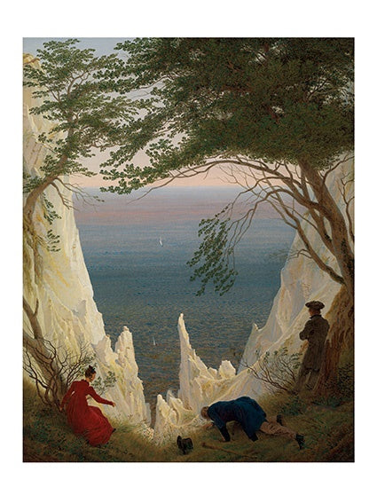 Caspar David Friedrich: Kreidefelsen auf Rügen, 1818