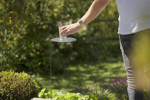 Mono Gartentisch mit Glas 