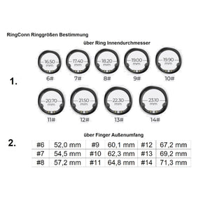 RINGCONN Smarter Ring Gr. 12 - Schwarz - Bild 14