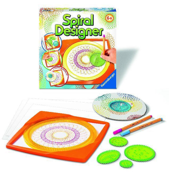 Ravensburger Spiral-Designer, Zeichnen lernen für Kinder ab 6 Jahren, Kreatives Zeichen-Set für farbenfrohe Spiralbilder und Mandalas - Bild 2