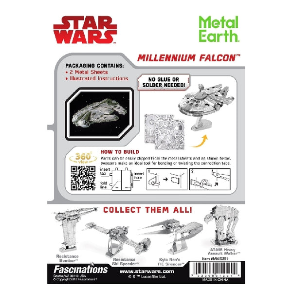 Metal Earth: STAR WARS Falcon - Bild 3