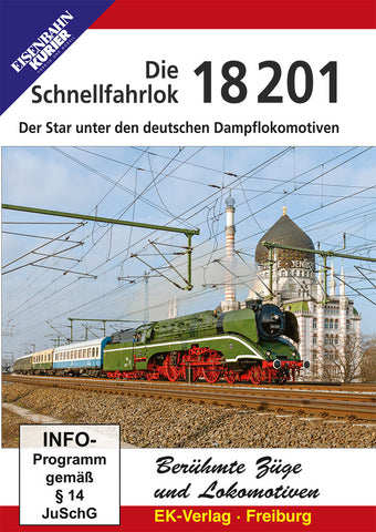 Die Schnellfahrlok 18 201, DVD-Video - Bild 1