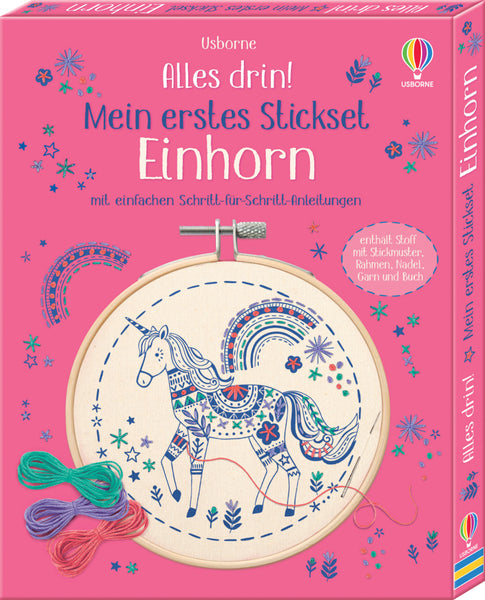 Alles drin! Mein erstes Stickset: Einhorn - Bild 1